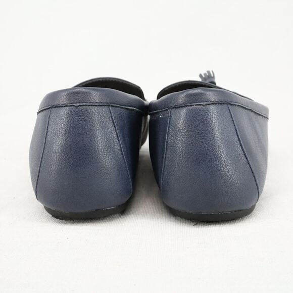 Aerosoles Shoes Womens 10.5 Navy Blue Loafers Flats Tassels Rubber Sole Deanna - Picture 10 of 13